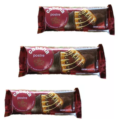 Cabsha Postre Milk Chocolate Bar with Dulce de Leche Filling Bar, 110 g / 3.88 oz ea (pack of 3 bars)