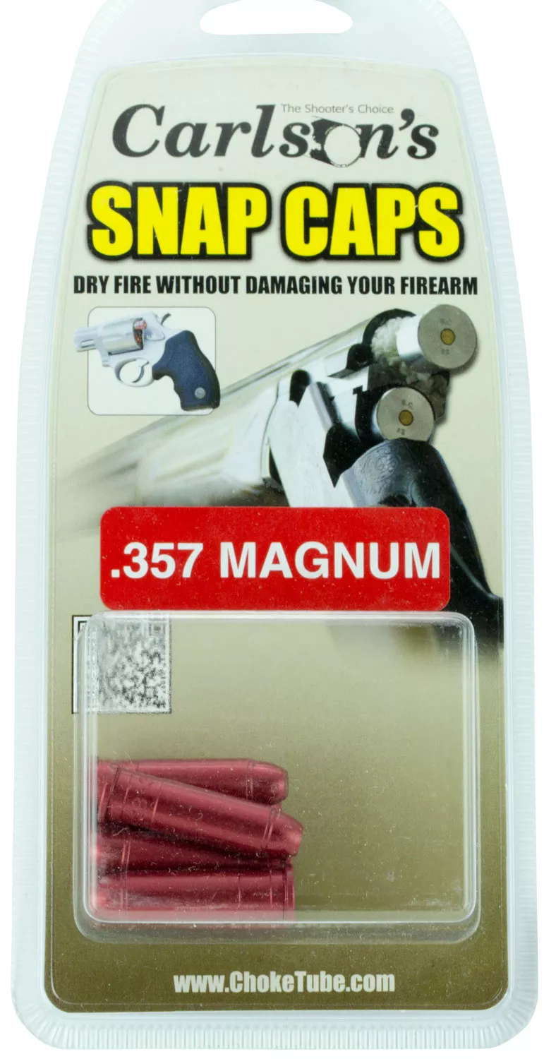 Carlson’s Choke Tubes 00059 Snap Cap Pistol 357Mag 6Pack