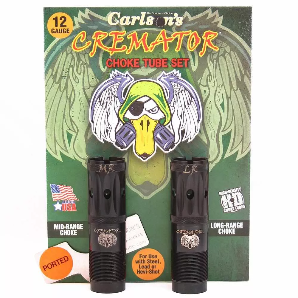 Carlson’s Cremator Waterfowl Mid and Long Range Ported Choke Tube for 12 ga Winchester 2/ct